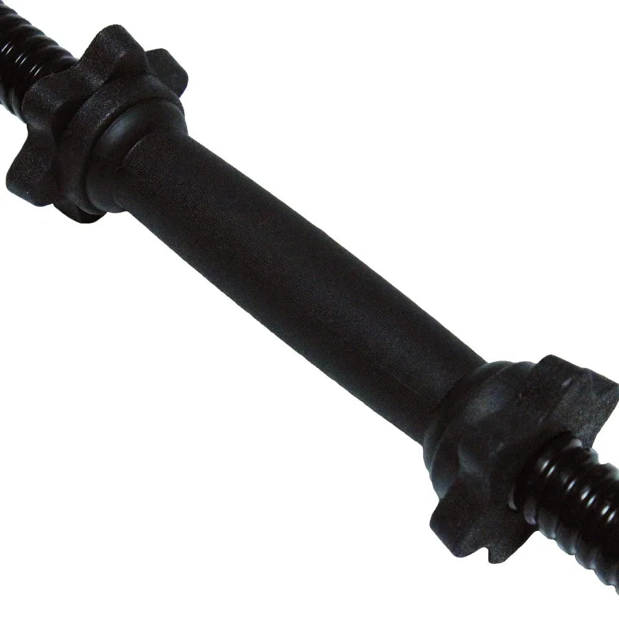 Standard 14" Threaded Dumbbell Handle Set, Black