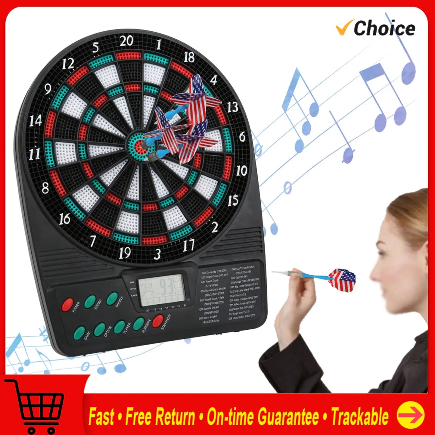 Electronic  Automatic Scoring Soft  Board Set Family Leisure
