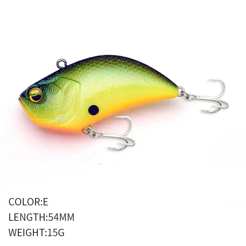 1PCS Winter Vibrating VIB Road Runner 54MM/15G Full Swimming Long Casting Warbler Road Runne