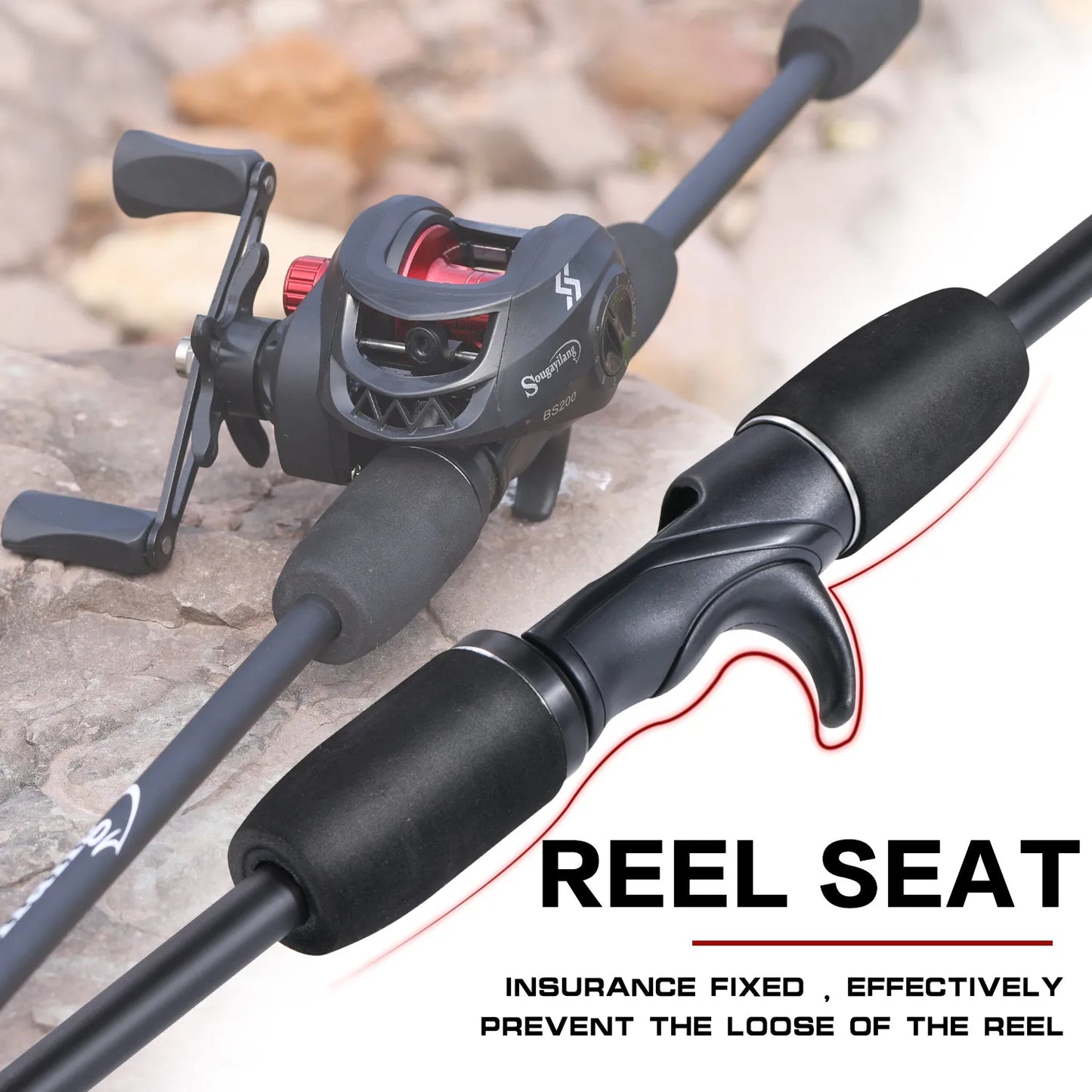 Sougayilang Fishing Rod Reel Combo L