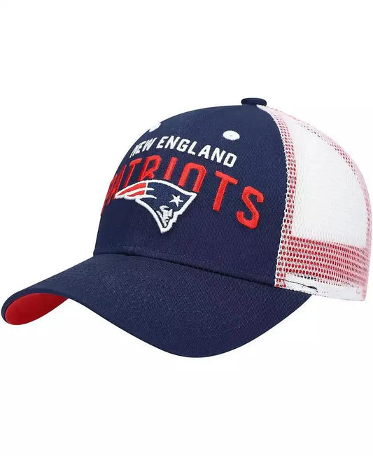 Outerstuff | Boys Navy New England Patriots Core Lockup Snapback Hat