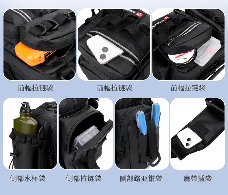 Fishing Tackle Backpack Lure Box Storage