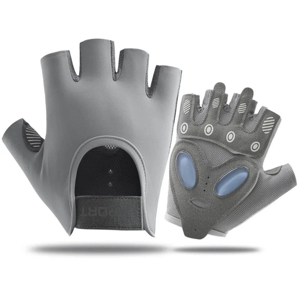 1 Pair Gym Body Building Training Fitness Gloves Sports Weight Lifting Exercise Slip-Resistant Gloves for Yoga Gloves