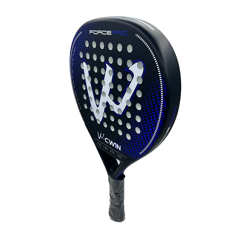 Cwin Paddle Racket Carbon Fiber Soft EVA Face for Adult Prefessional Training Tennis Paddle