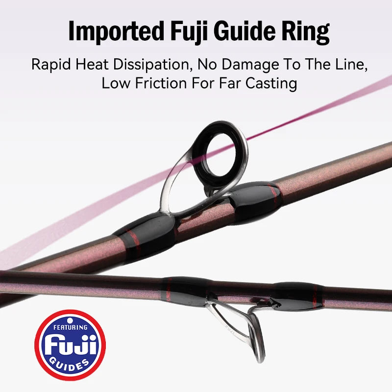 LEYDUN Franky Red Sea Bream Tyraba Fishing Rods 2.11m Super Light Full Solid Tip seawater Casting Rod ]