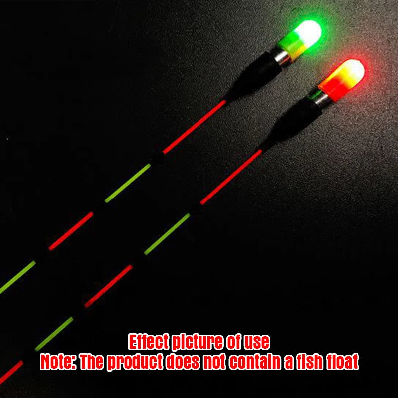 5Pc Led Luminous fishing Floating night Tail Light Glow Color Change