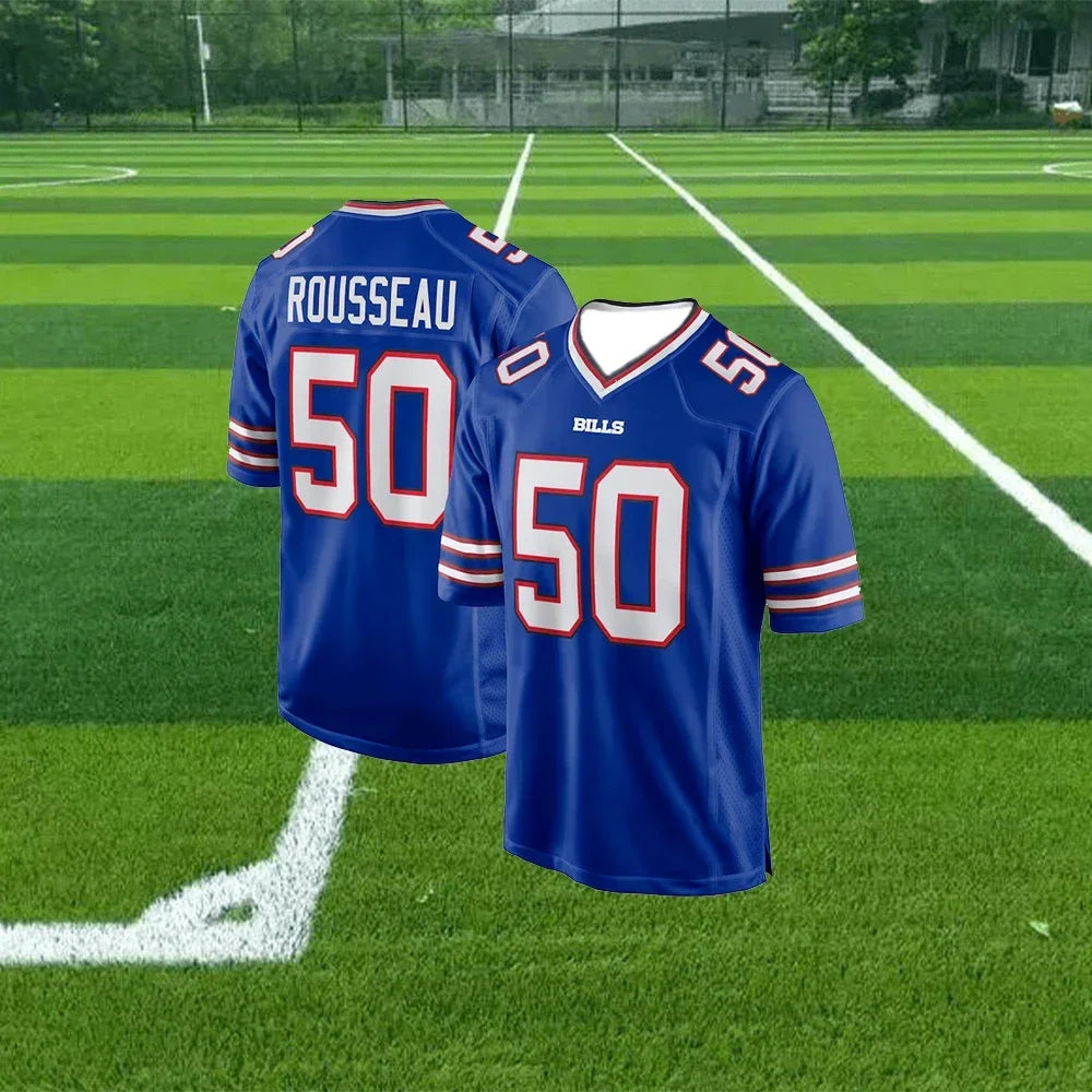 Buffalo American Football Jersey Sportswear Training Team Jerseys Bill Allen No.10 3D