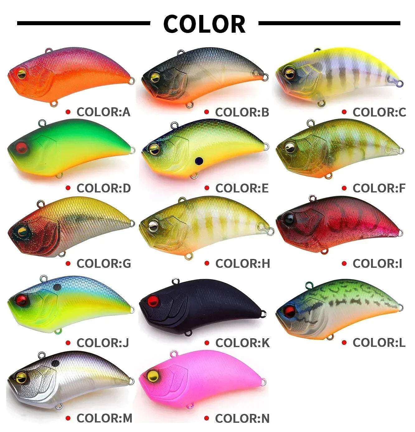 1PCS Winter Vibrating VIB Road Runner 54MM/15G Full Swimming Long Casting Warbler Road Runne
