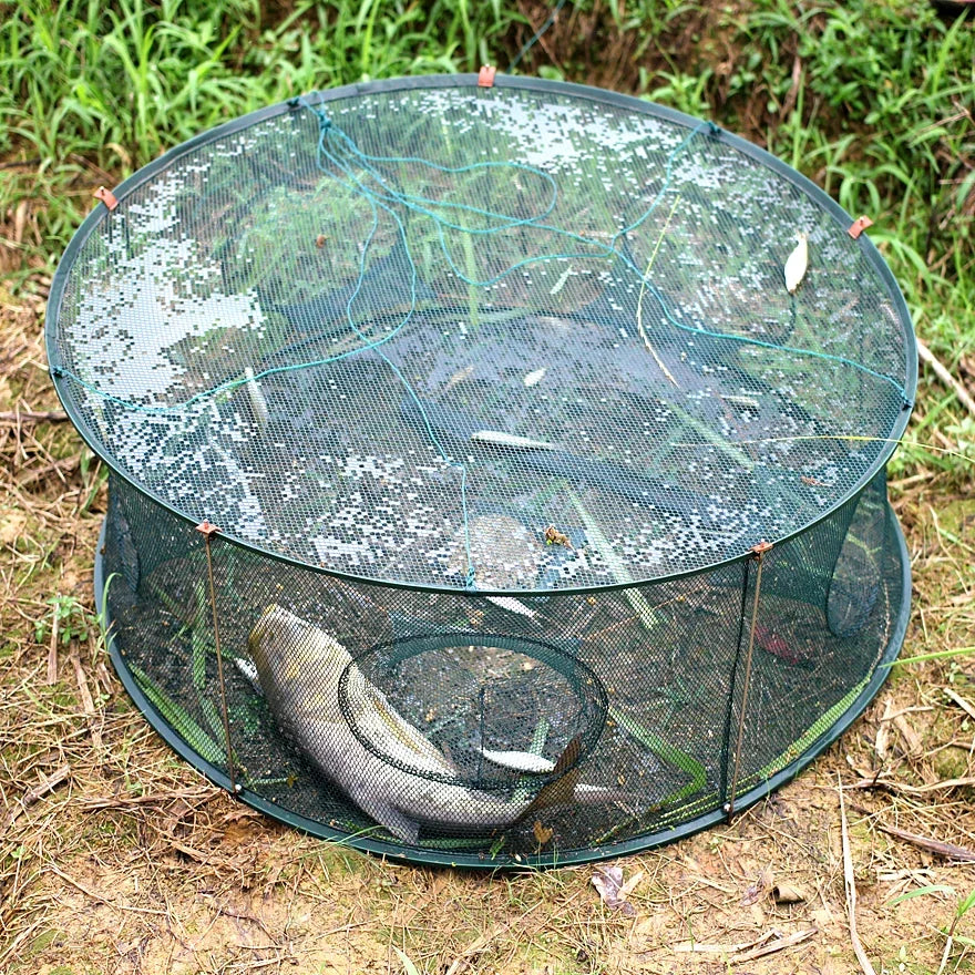 Shrimp cage fishing net lobster crab eel loach catch folding net fishing gear fishing net