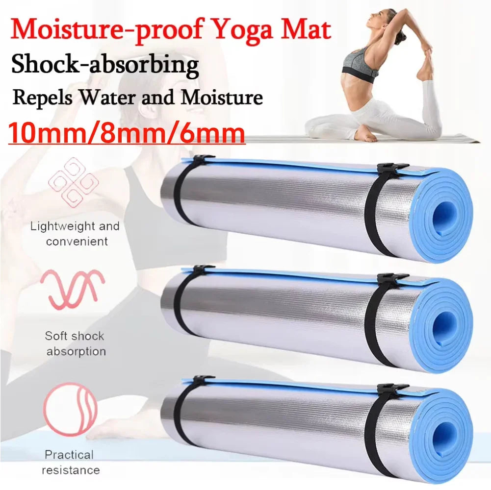 1800x50x10/8/6mm Thickened EVA Yoga Mat Moisture-proof Outdoor Camping Picnic Mat Waterproof Anti-skid