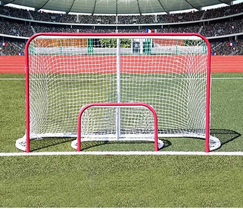 Knotless White Box Outdoor Sports Ice Hockey Goal Hockey Net Ice Net