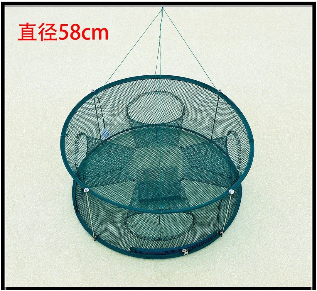 Shrimp cage fishing net lobster crab eel loach catch folding net fishing gear fishing net