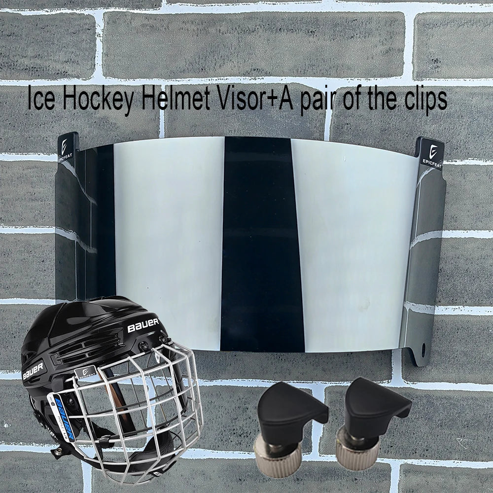 2024 New Model Senior Embedded Full size Hockey Helmet Clear visor Anti-Fog Anti-Scratch