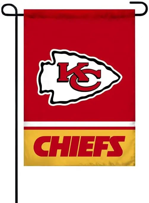 Kansas City Garden Flag Chief KC （12.5x18IN Double Sided） for Yard Garden Outdoor