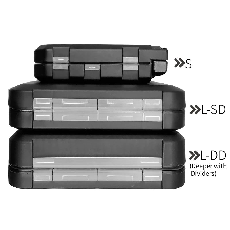 LUREHOLIC Fishing Tackle Boxes for Lure Accessories Storage Snap,