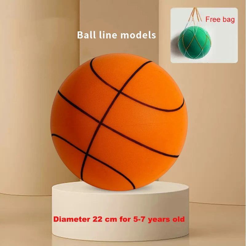 New Bouncing Mute Ball Size 3/5/7 Indoor Silent Basketball No Noise Soft High Density Foam