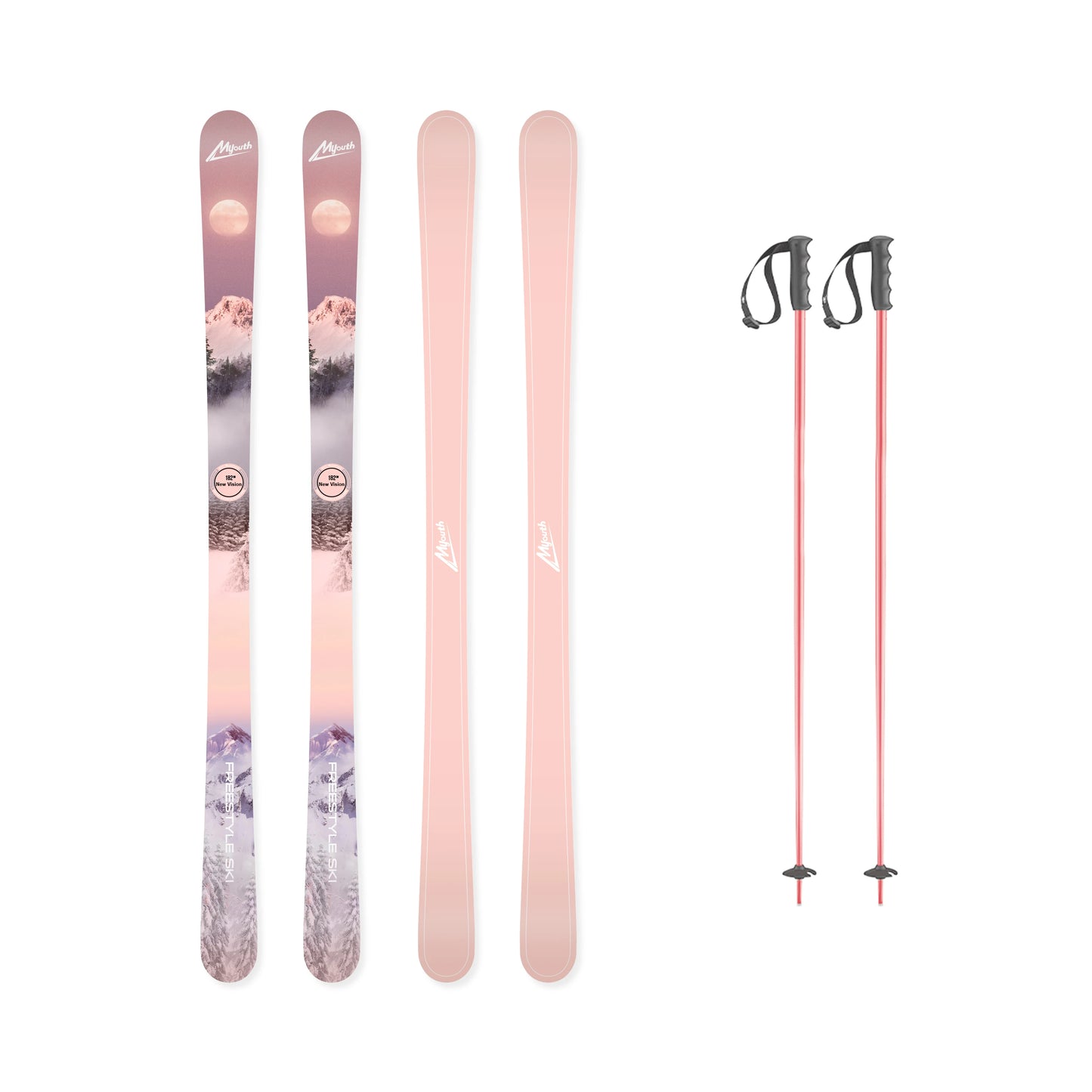 Factory Price Freestyle Twin Tip Soft Park All Mountain Alpine Snow Board Skis