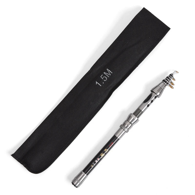 Telescopic Fishing Rod and Reel Combo Full Kit