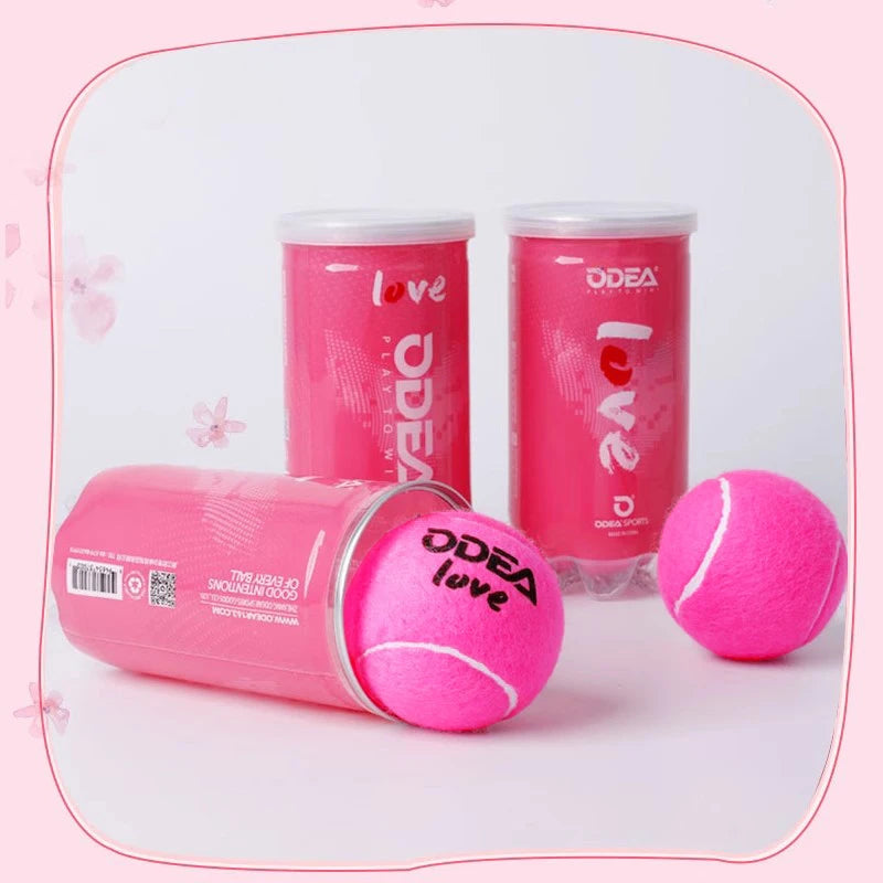 ODEA Professional Tennis Pink Training Ball 2 ball/barrel Match Balls