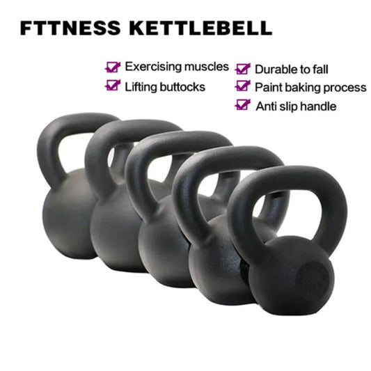 Solid Cast Kettle bells Ideal for Strength Training Building Muscles