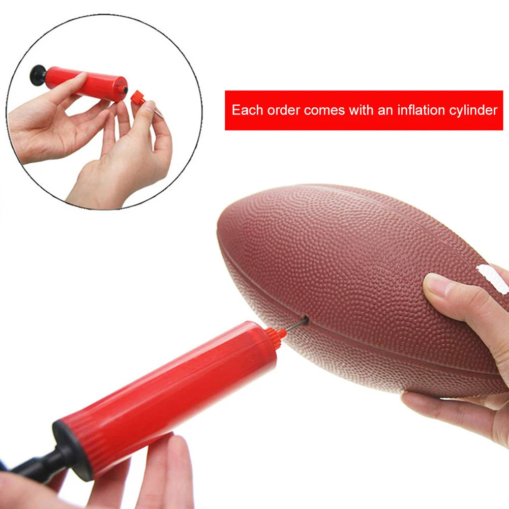 Teenagers American Football Inflatable Child Footballs with Inflator Children Game Ball for Kids Students
