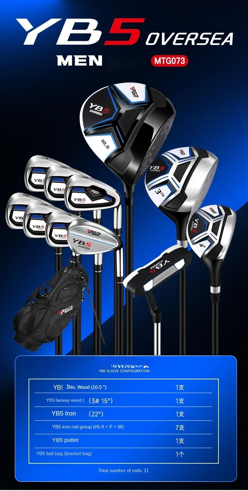 PGM New Golf Club Set for Men 11 Pcs Beginner's