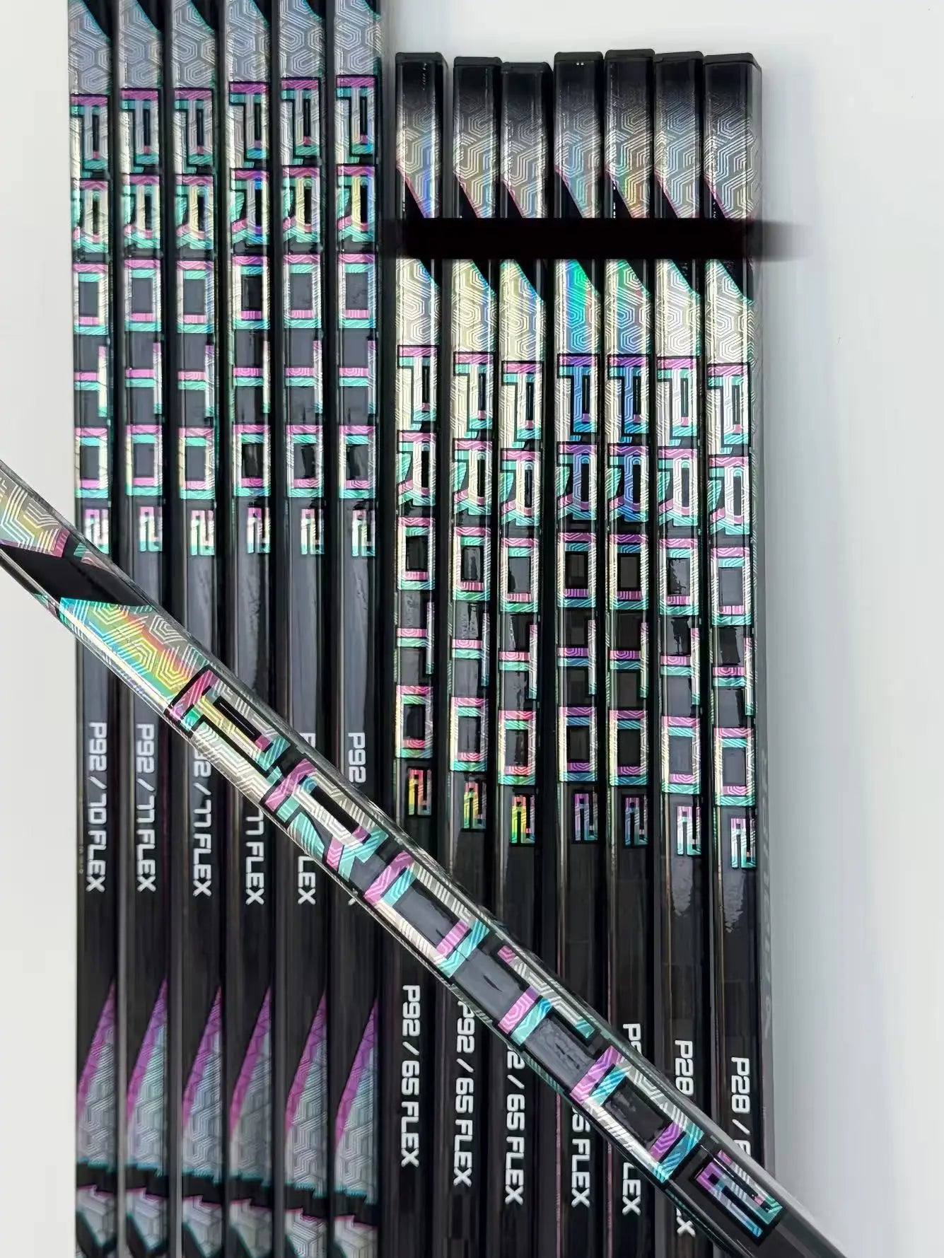 [2-PACK] Proto-2 Black   Ice Hockey Sticks