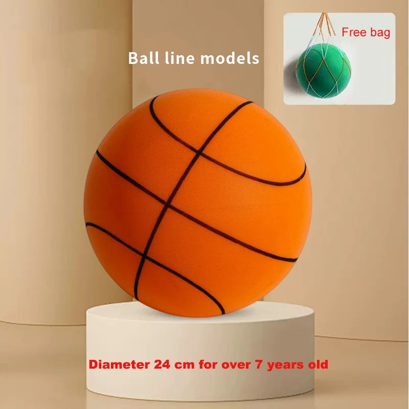 New Bouncing Mute Ball Size 3/5/7 Indoor Silent Basketball No Noise Soft High Density Foam