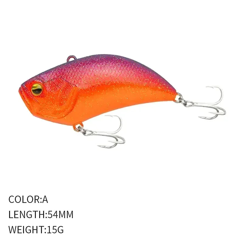 1PCS Winter Vibrating VIB Road Runner 54MM/15G Full Swimming Long Casting Warbler Road Runne
