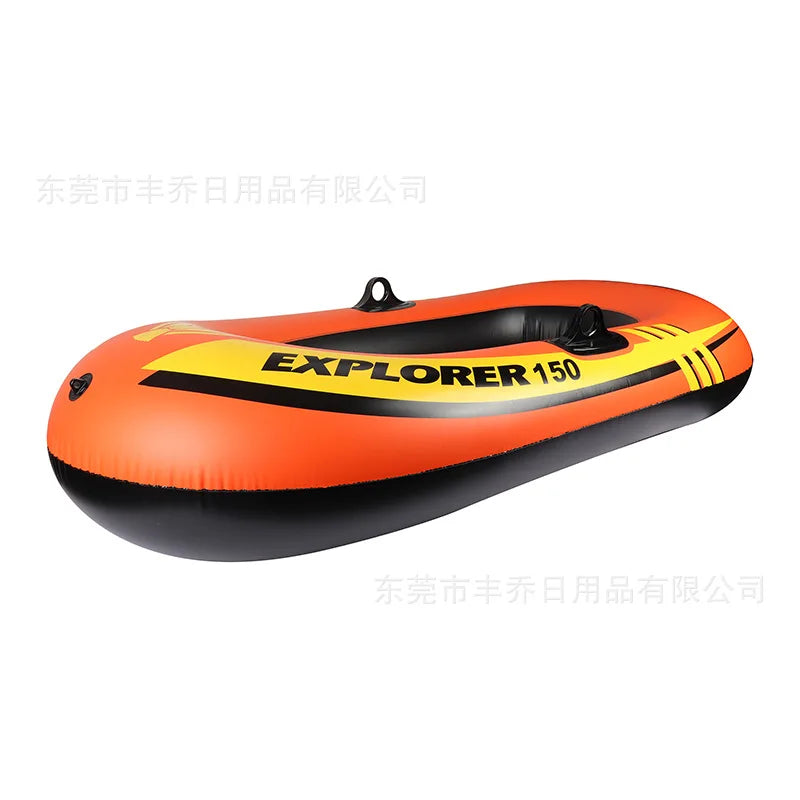Inflatable Boat Outdoor Inflatable Fishing Bo at Single Rafting Swimming Pool Toy Boat